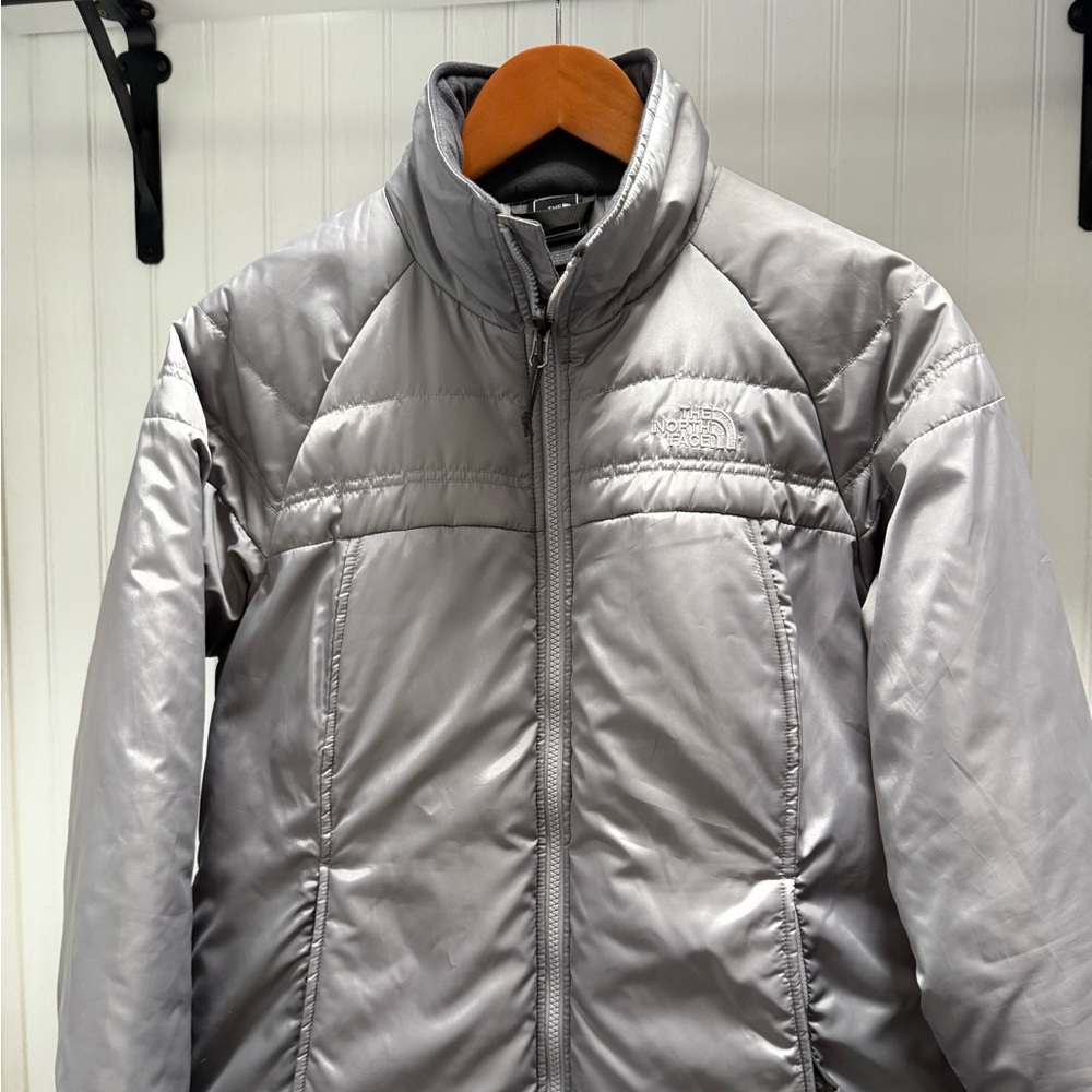 The North Face Silver Quilted Jacket